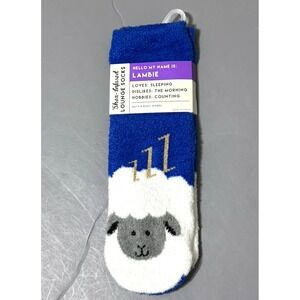 NEW Bath & Body Works LAMBIE THE LAMB Shea Infused Lounge Socks Non-skid Women